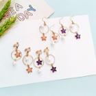 Star Pearl Non-matching Earring
