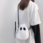 Ghost Faux Leather Crossbody Bag