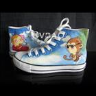 Surfing Monkeys High-top Canvas Sneakers