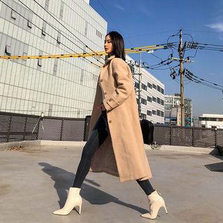 Fly-front Midi Coat