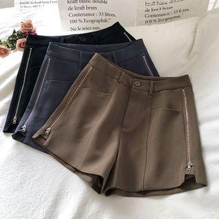 Zipped Dress Shorts