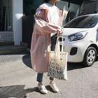 Pocketed Hooded Long Jacket