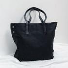 Set: Canvas Tote Bag + Pouch As Shown In Figure - One Size