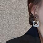 Geometric Drop Earring 1 Pair - Ge2568 - Gold - One Size