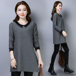 Plain Round-neck Medium Maxi T Shirt