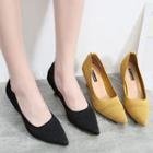 Knit Pointed Pumps