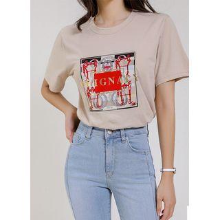 Lam -letter Graphic-print T-shirt