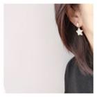 Star Alloy Dangle Earring 1 Pair - Clip-on Earrings - Gold - One Size