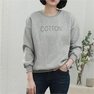 Cotton Letter-printed Sweatshirt
