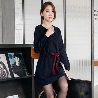 Tie-up Waist Dress