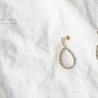 Rhinestone Waterdrop Earrings