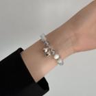 Moonstone Alloy Bracelet White - One Size