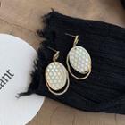 Pineapple Shape Shell Drop Earring As Shown In Figure - One Pair