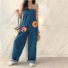 Patched Tube Jumpsuit