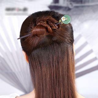 Retro Gemstone Shell Flower Hair Stick