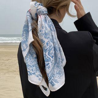 Print Chiffon Hair Tie
