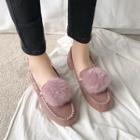 Furry Ball Loafers