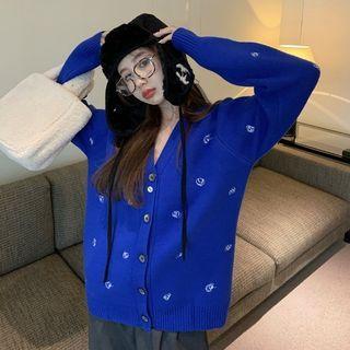 Logo Cardigan Blue - One Size