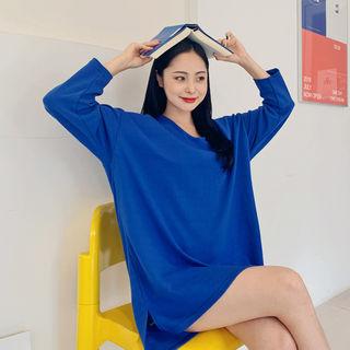 Crisscross-back Oversized T-shirt