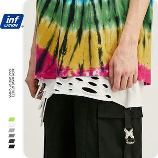 Unisex Distressed T-shirt Hem