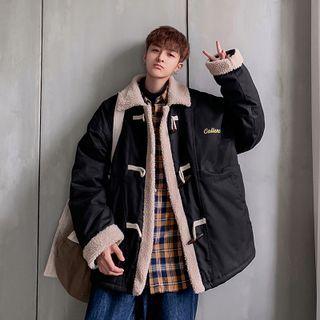 Fleece Trim Toggle-front Jacket