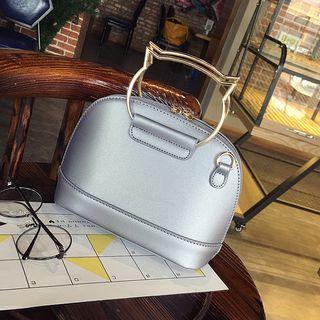 Cat Handle Bowler Bag