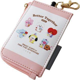 Bt21 Reel Key Case/pouch (cute Version) One Size