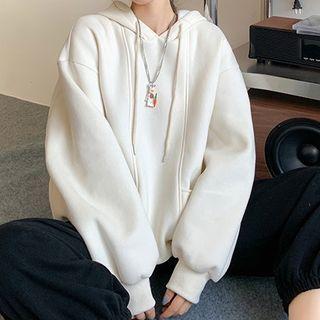 Paneled Hoodie / Plain T-shirt