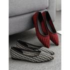 Houndstooth Pointy Flats