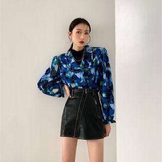 Tie-dyed Blazer Blue - One Size