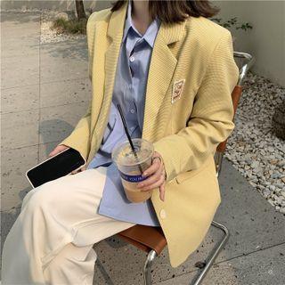 Applique Oversized Blazer