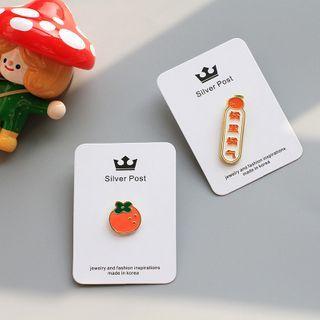 Orange Brooch