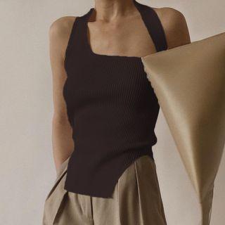 Irregular Knitted Tank Top
