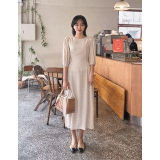 Dali Hotel Long Linen Blend Dress