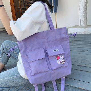 Cupcake Print Lightweight Backpack