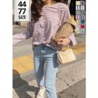 Loose-fit Stripe T-shirt In 14 Colors
