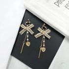 Bow-accent Earring / Clip-on Earring