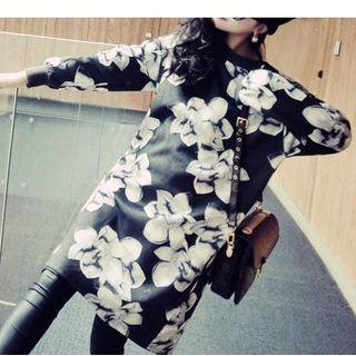 Floral Print Pullover Dress