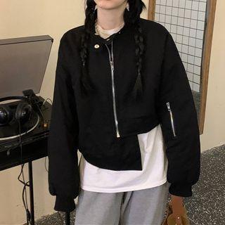 Asymmetrical Bomber Jacket