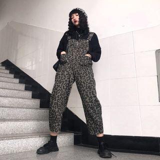 Leopard Print Jumper Pants