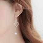 Beaded Heart Earring