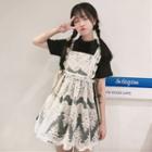 Lace Jumper Dress / Short-sleeve Dress