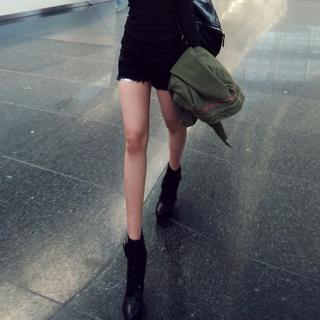 Fray-hem Shorts