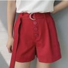 Set: High Waist Shorts + Belt