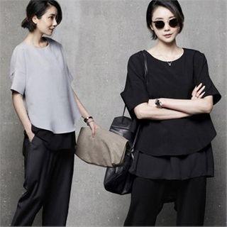 Chiffon Layered Top
