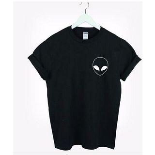 Alien Print Short Sleeve T-shirt