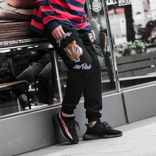 Tiger Embroidered Sweatpants