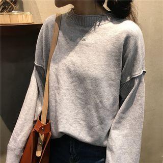 Bow Flared Cuffs Sweater