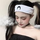 Moon Embroidered Headband