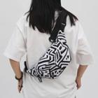 Print Lightweight Sling Bag White - One Size